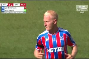 水晶宫第28分钟被迫换人！镰田大地伤退，威尔-休斯替补登场