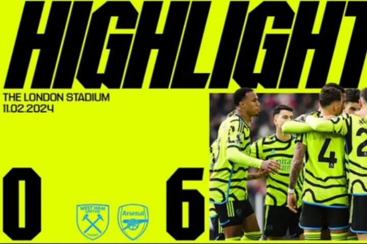 多点开花！24年英超，赖斯1射2传萨卡双响，阿森纳6-0狂胜西汉姆